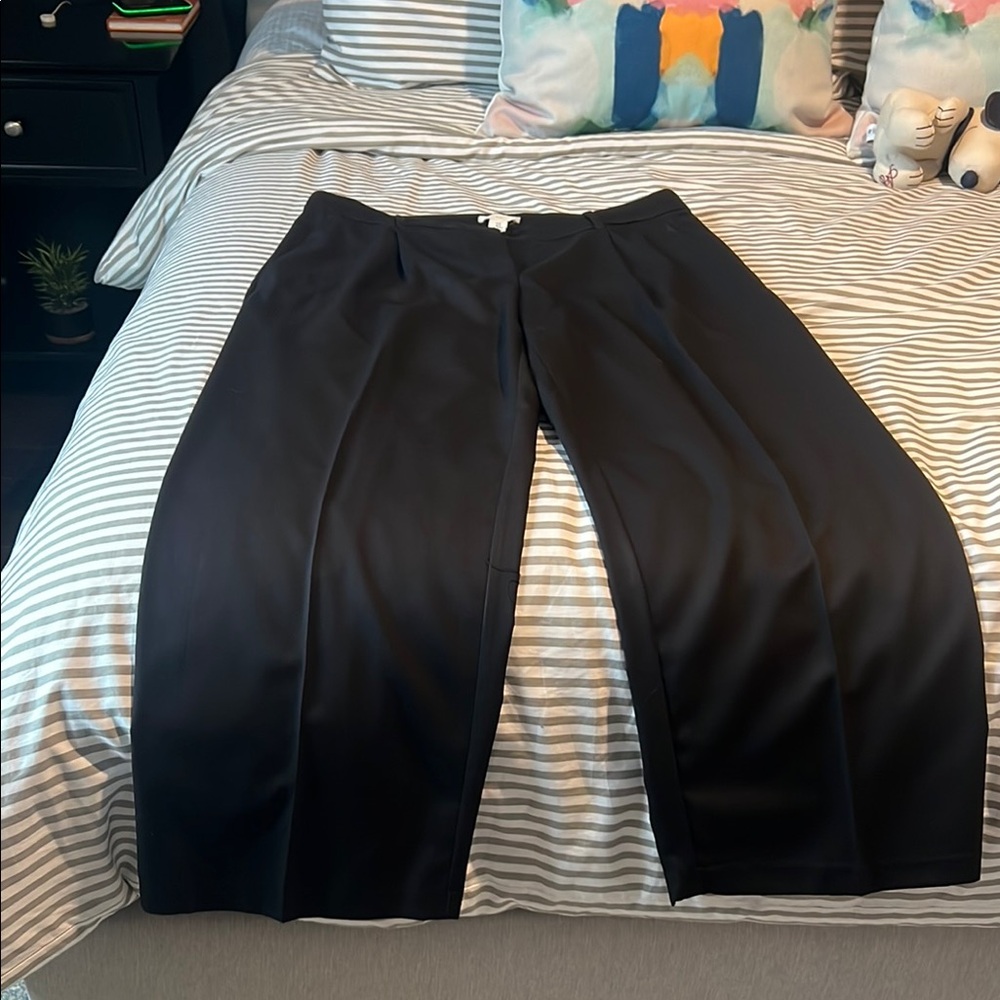 H&M Black Trousers Comfortable Fit